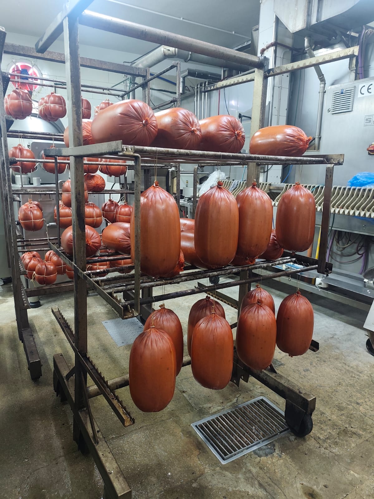 Área de producción de un establecimiento frigorífico